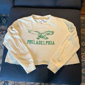 Philadelphia Eagles cropped sweatshirt M